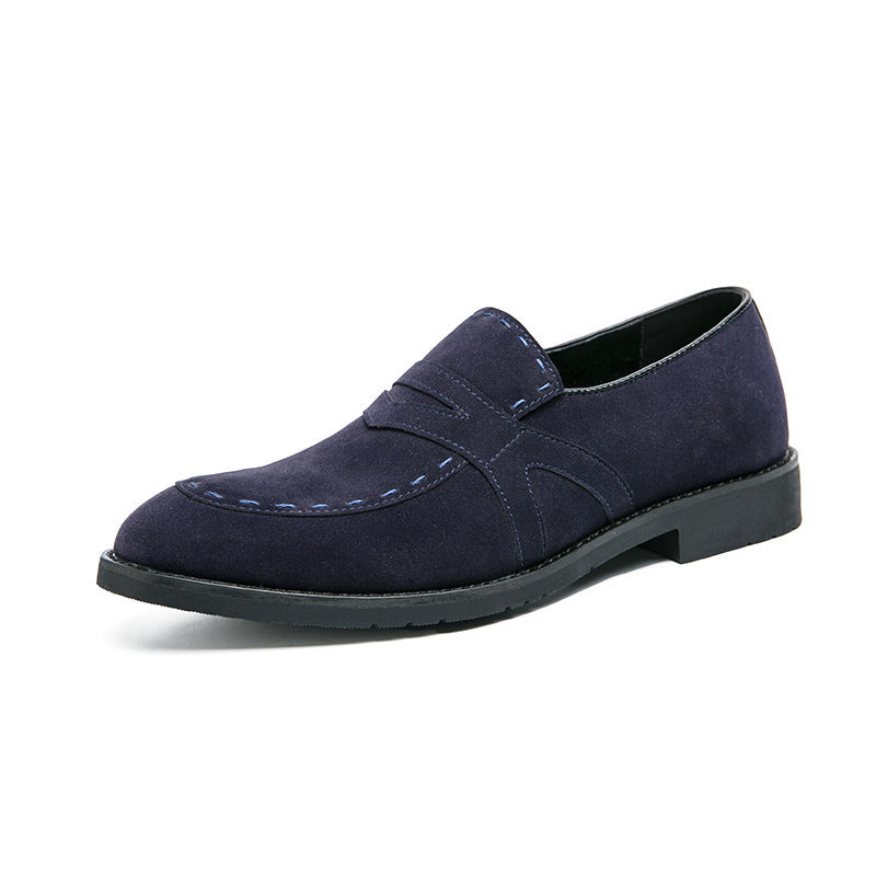Pointed Casual British Suede Loafers