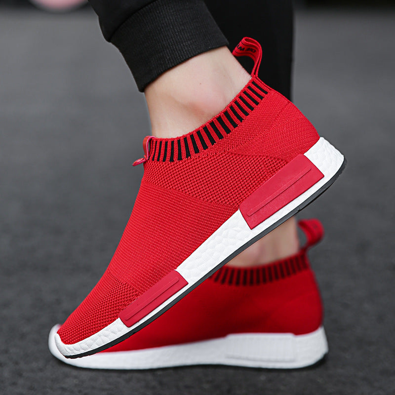 Flying Knit Sports Casual Mesh Men's Shoes