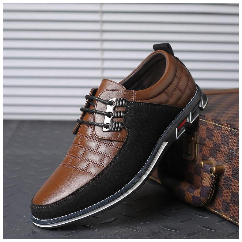 Embroidered men's shoes