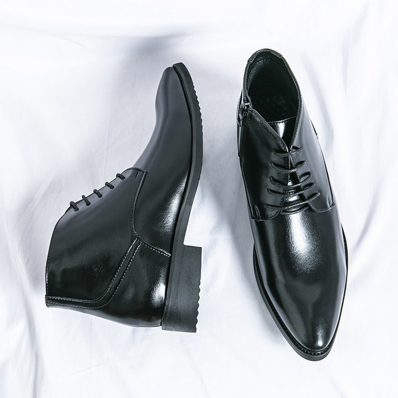 High-top Height Increased Men's Chelsea Boots