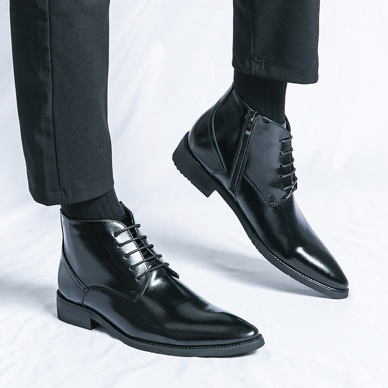 High-top Height Increased Men's Chelsea Boots
