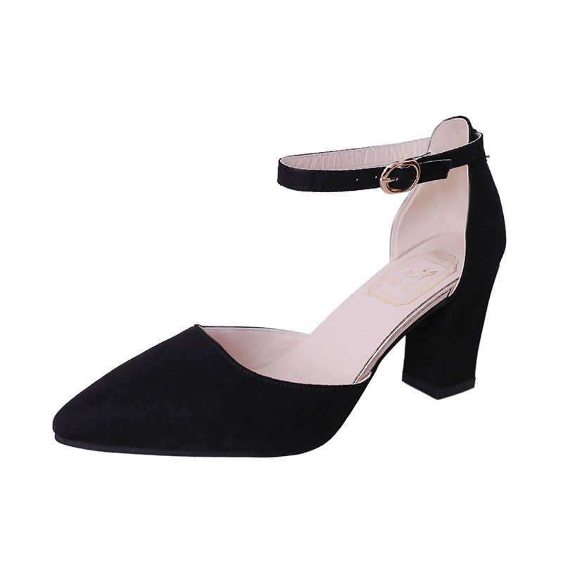 Women's pointed toe and heel strap Sandals