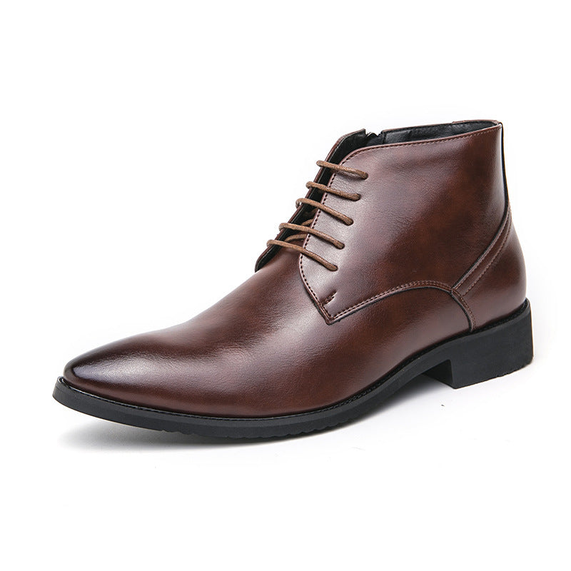 High-top Height Increased Men's Chelsea Boots
