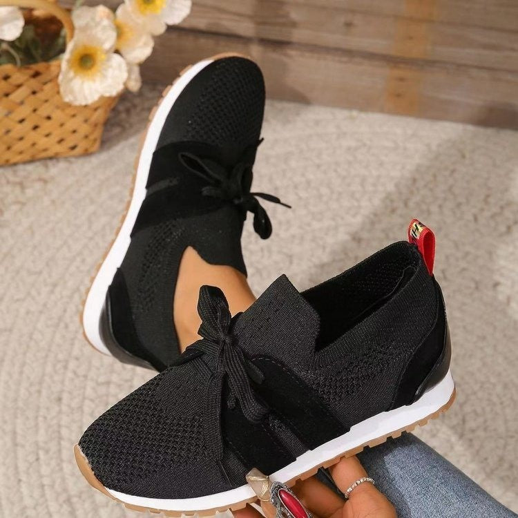 Lace Up Mesh Women Casual Breathable Walking Shoes