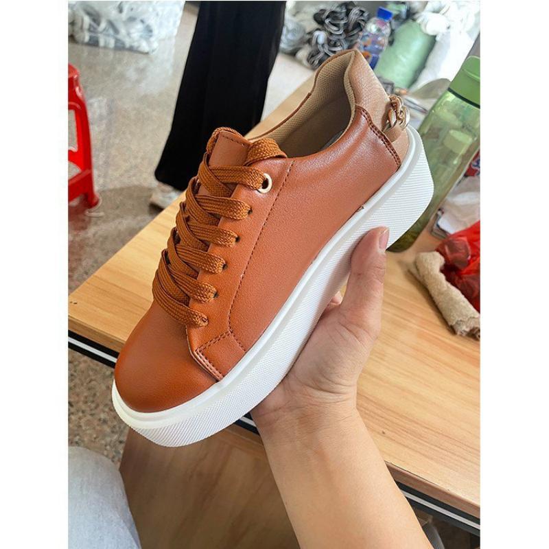Casual Women's White Sneakers