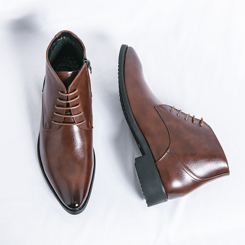 High-top Height Increased Men's Chelsea Boots