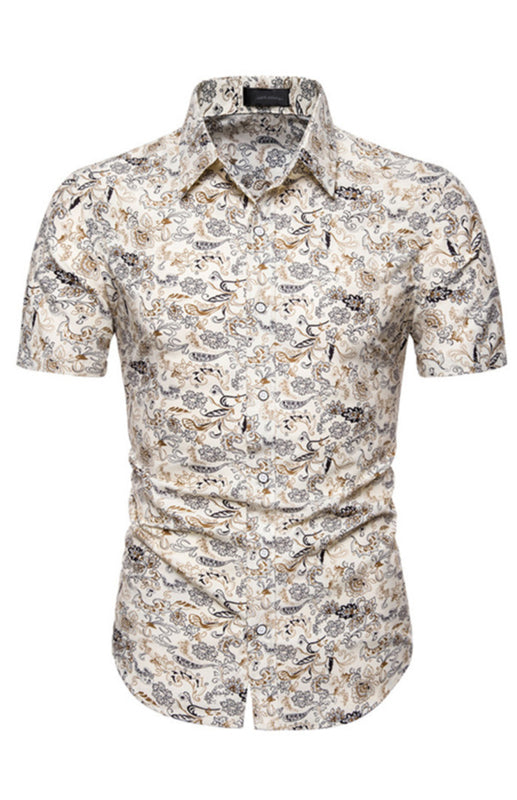 Men's floral print shirt