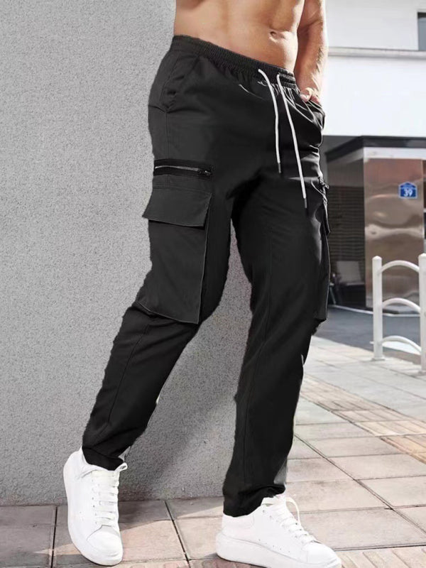 Men's Solid Color Pencil Pants