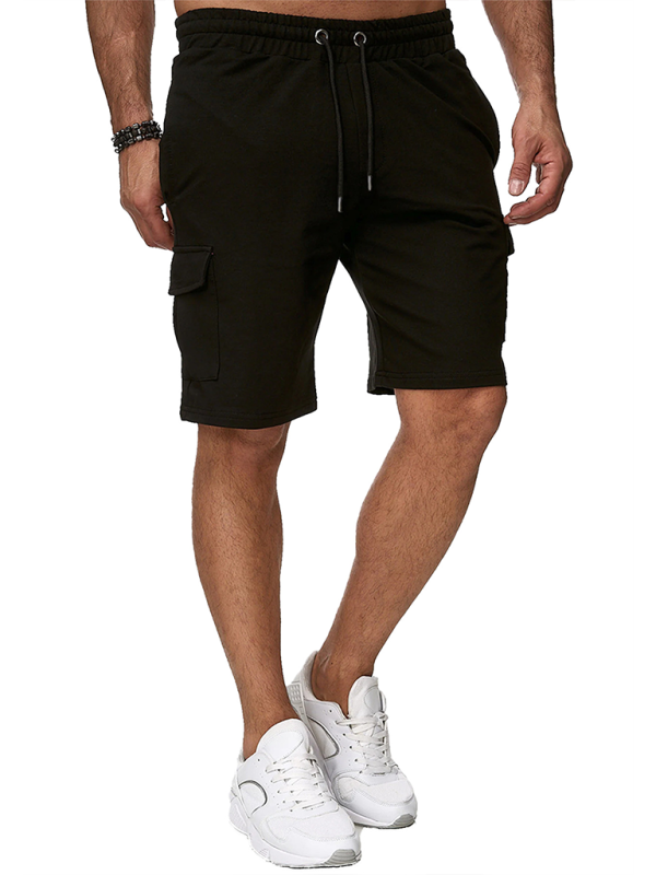 Men's Sports Overalls Multi-Pocket Shorts Fitness Pants Sports Casual Shorts
