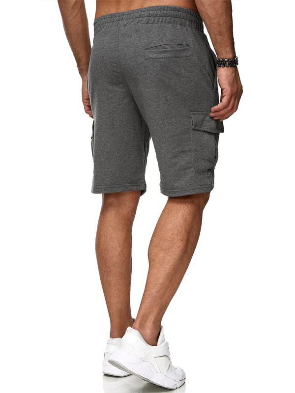 Men's Sports Overalls Multi-Pocket Shorts Fitness Pants Sports Casual Shorts