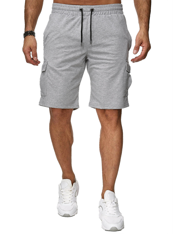Men's Sports Overalls Multi-Pocket Shorts Fitness Pants Sports Casual Shorts