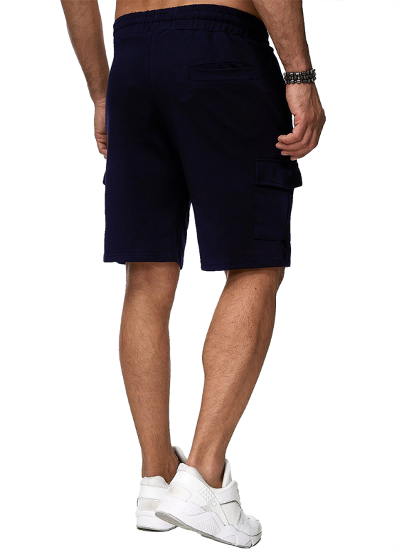 Men's Sports Overalls Multi-Pocket Shorts Fitness Pants Sports Casual Shorts