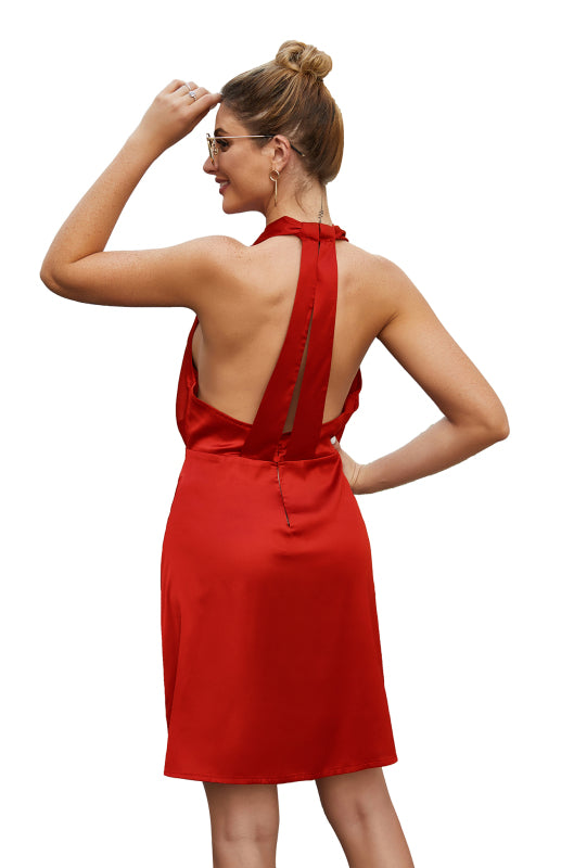Women's Spring Dress Women's Backless Dress