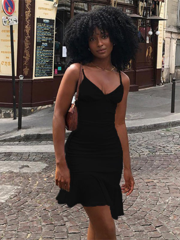 Ruffles Sleeveless Bodycon Dress