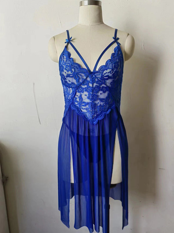 Women Lingerie V Neck Nightwear Camisole Slip Dress
