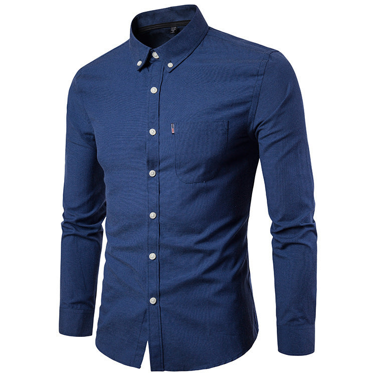 Men Slim Long Sleeve  Shirt