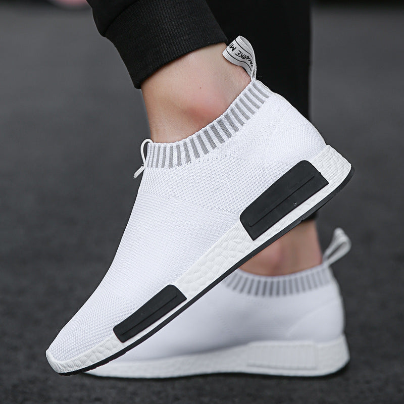 Flying Knit Sports Casual  Mesh Men's Shoes