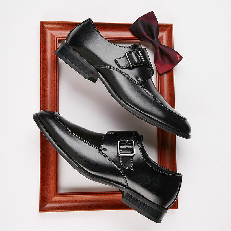 British Style Buckle Business Men Shoes