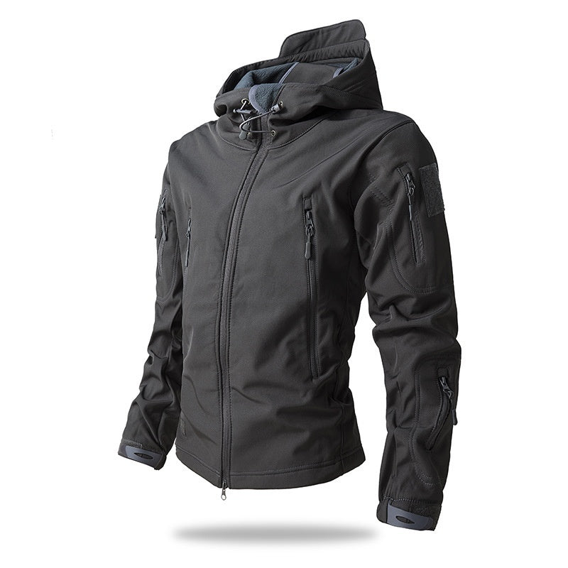 Outdoor Soft Shell Fleece Autumn And Winter Windproof, Waterproof And Breathable Warm Three-in-one Coat