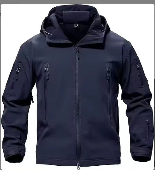 Outdoor Soft Shell Fleece Autumn And Winter Windproof, Waterproof And Breathable Warm Three-in-one Coat