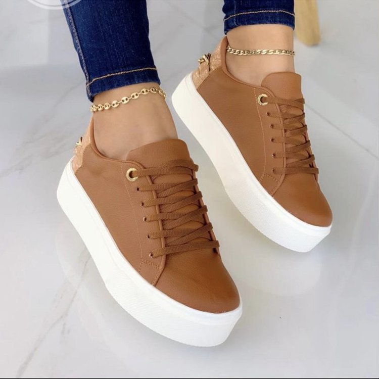 Casual Women's White Sneakers