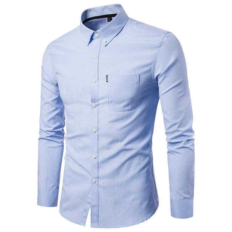 Men Slim Long Sleeve  Shirt
