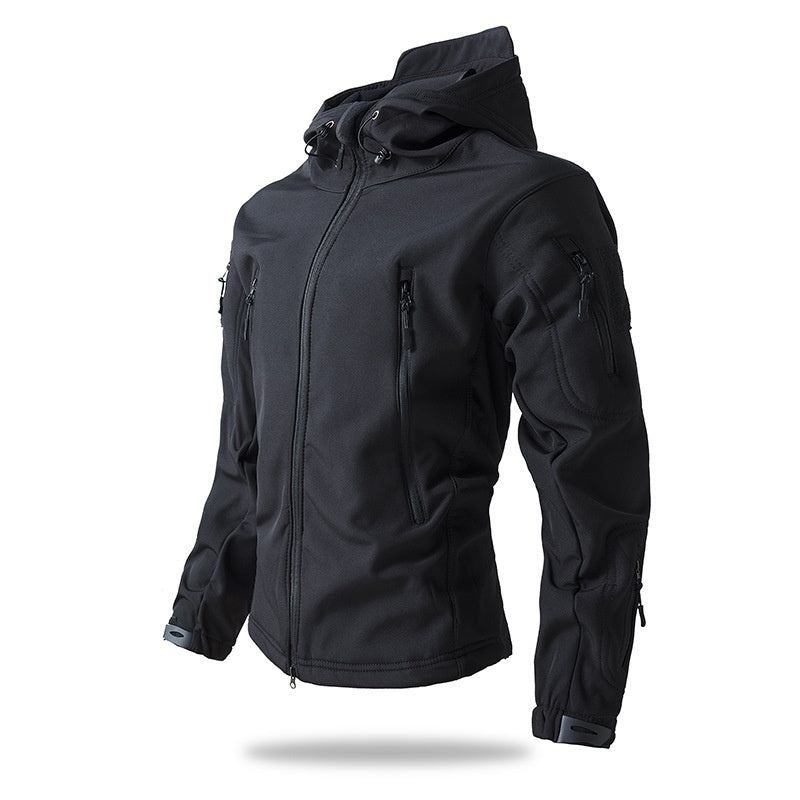 Outdoor Soft Shell Fleece Autumn And Winter Windproof, Waterproof And Breathable Warm Three-in-one Coat