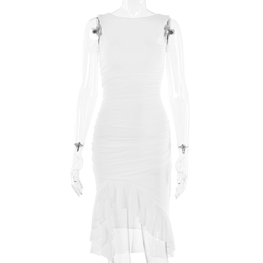 Summer Slim Skinny Sleeveless  Fashion Party Club Dress