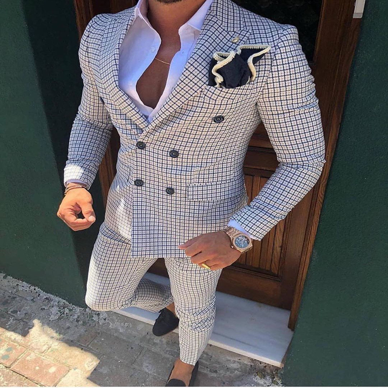 Men's  Two Piece Slim  Suit