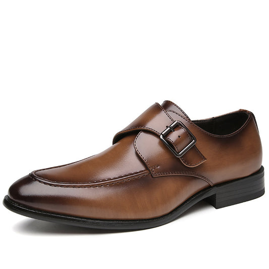 British Style Buckle Business Men Shoes