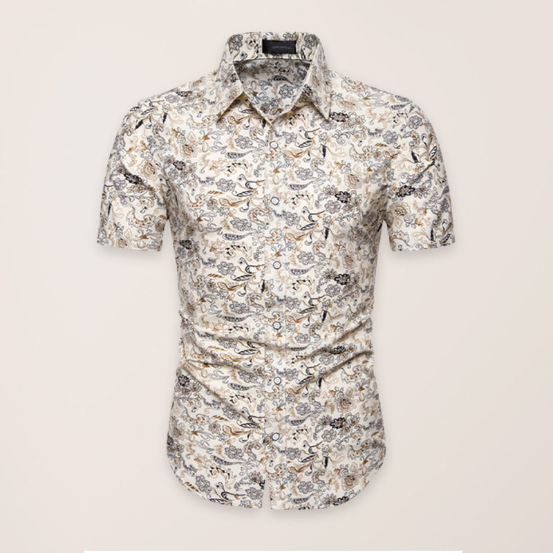 Men's floral print shirt