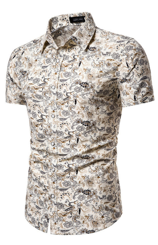 Men's floral print shirt