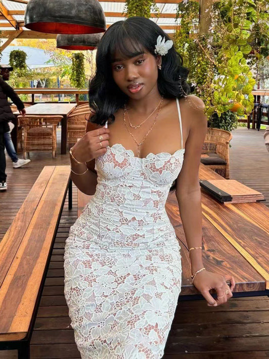 New Tube-Top Strappy Suspender Dress